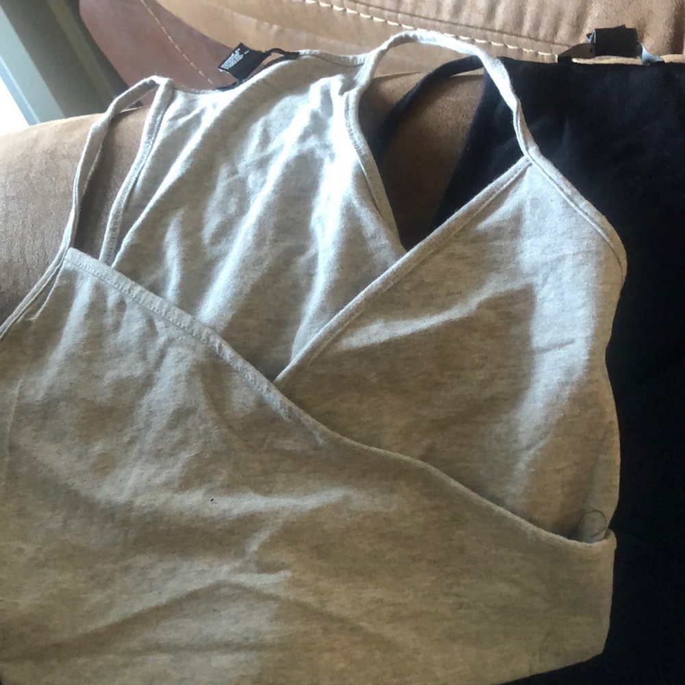 Two Forever21 crop top barlette